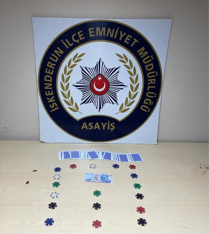 İskenderun´da kumar operasyonu