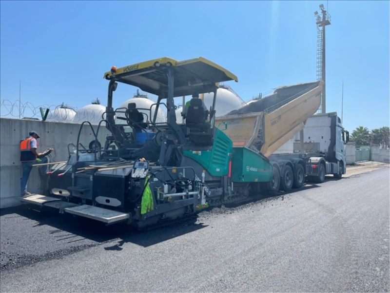 Yeşilköy´de HBB asfaltlaması