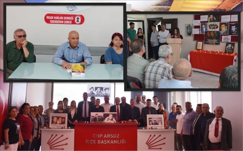 ´Üç fidan´ İskenderun ve Arsuz´da anıldı
