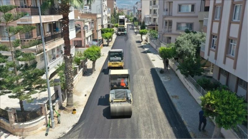 İskenderun´da 4. etap asfaltlama sürüyor