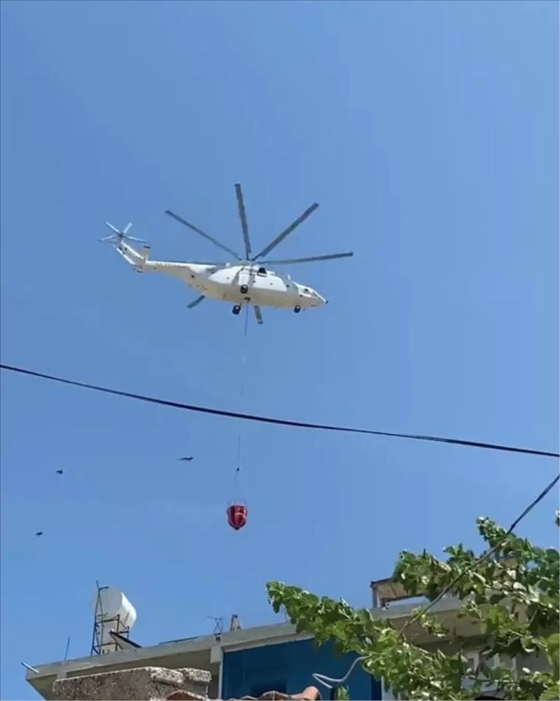 Ziraat alanında yangın