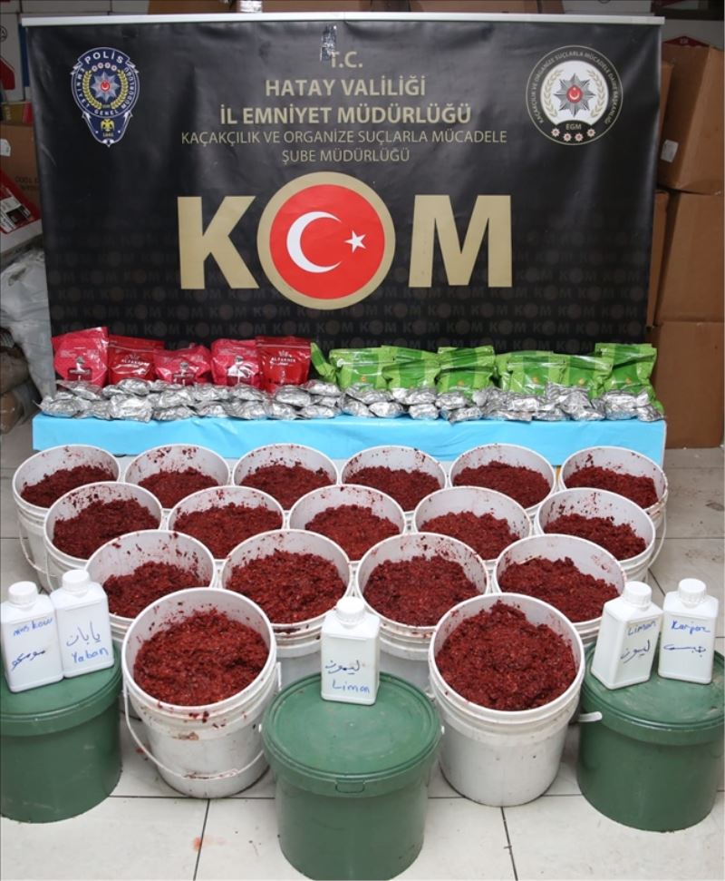 324.400 adet makaron ele geçirildi