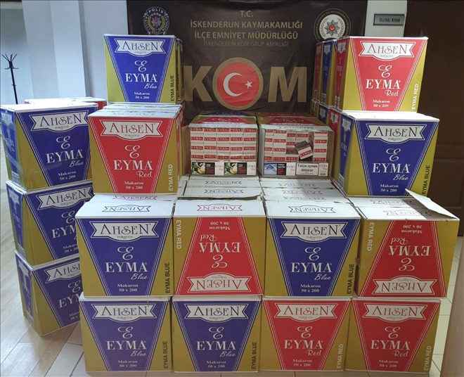 630.000 makaron ele geçirildi