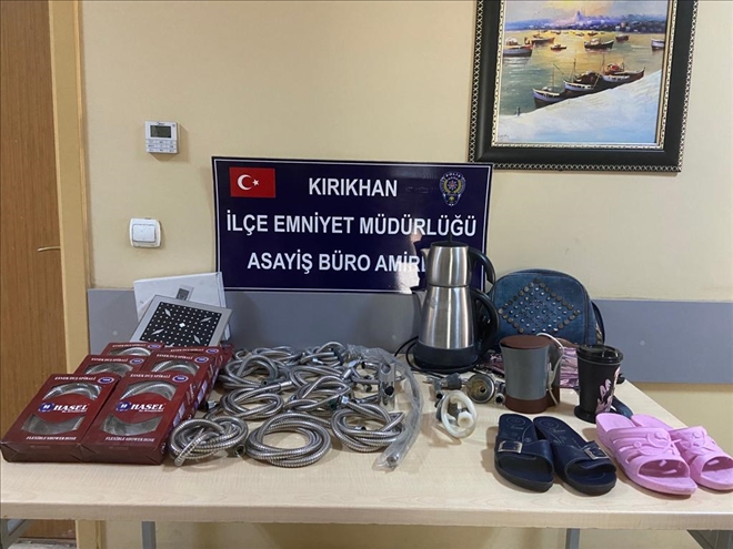 Hırsızlıklara tutuklama sürüyor