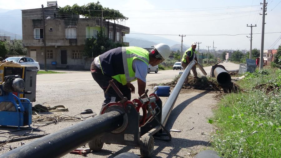 Terfi hattının 4.500 metresi tamamlandı