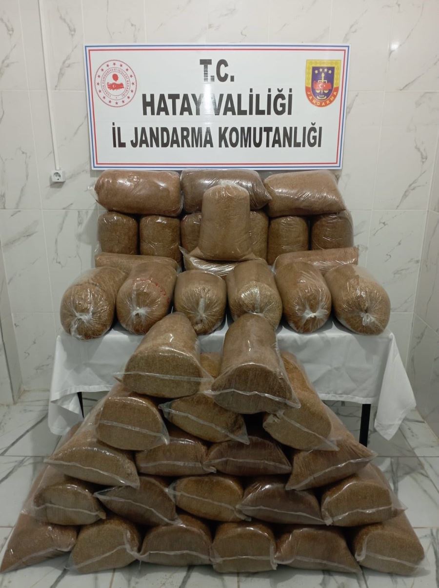 Araçta 245 kilo kaçak tütün