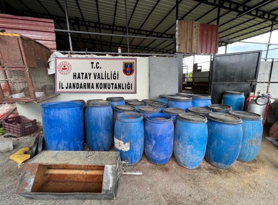 13.810 litre el yapımı içki