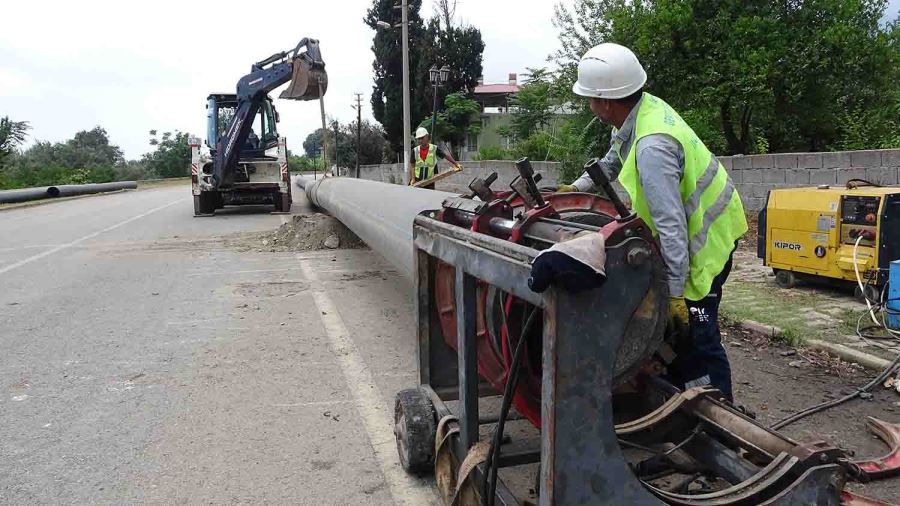 Payas İçme Suyu İnşaatı sürüyor