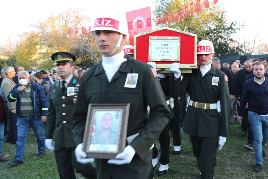 Kazada şehit olan er, son yolculuğuna uğurlandı