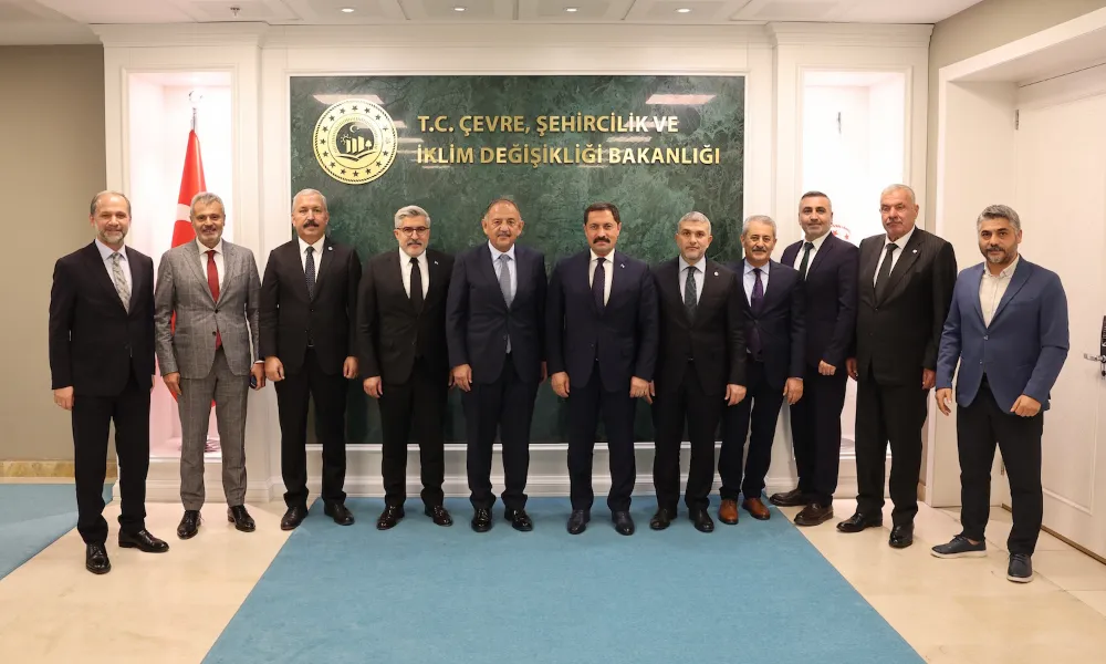 ‘Hatay heyeti’ Bakan Özhaseki’yle görüştü