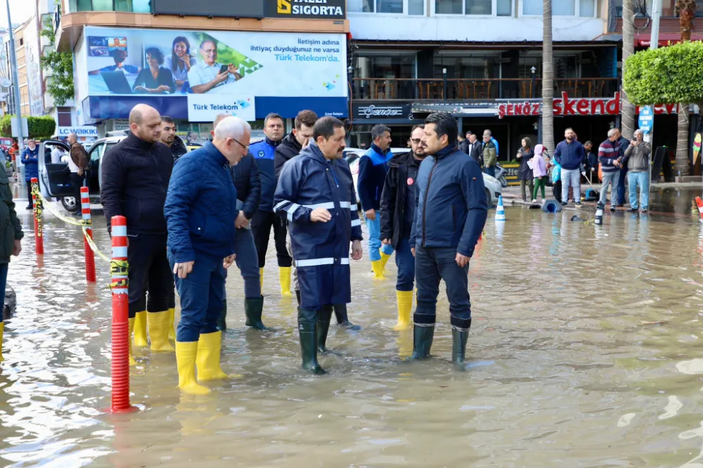 Vali Masatlı taşkın bölgesinde