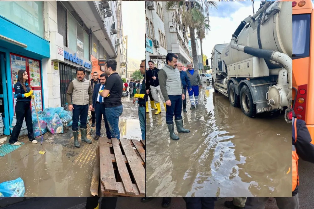 Kaymakam Demiryürek bugün de sahadaydı