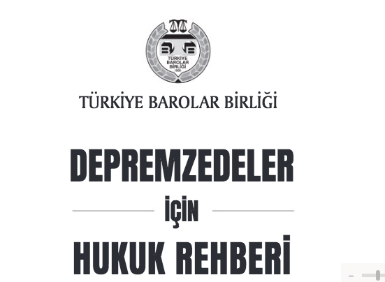Barodan depremzedeler için hukuk rehberi