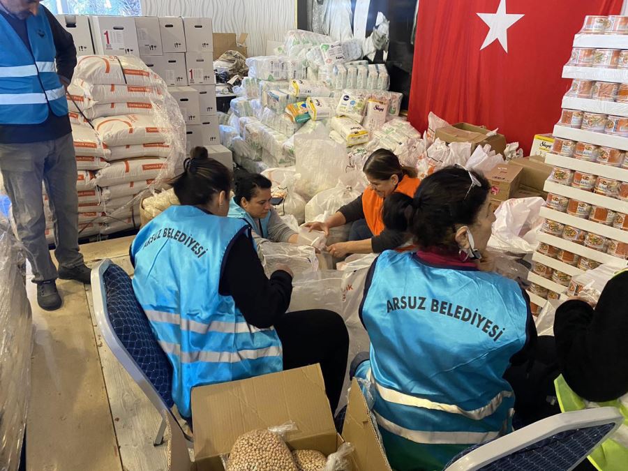 Arsuz’da da en temel ihtiyaç çadır