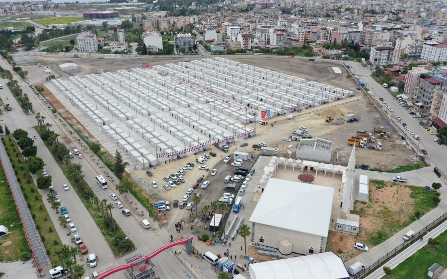 500 konteyner yerleşime açıldı