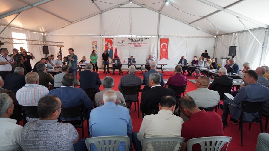HBB Meclisinden deprem sonrası geçici yapılaşma kararı