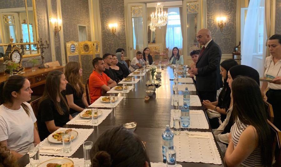 Erasmus öğrencileri Viyana elçiliğinde ağırlandı