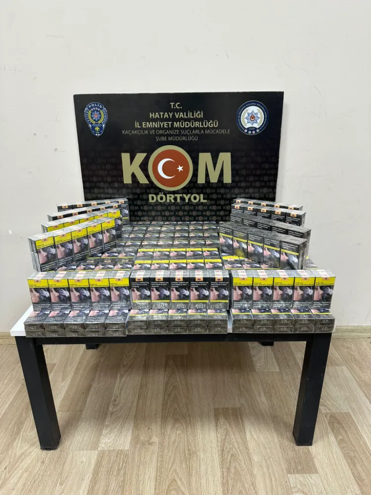 Gümrük kaçağı sigara ele geçirildi