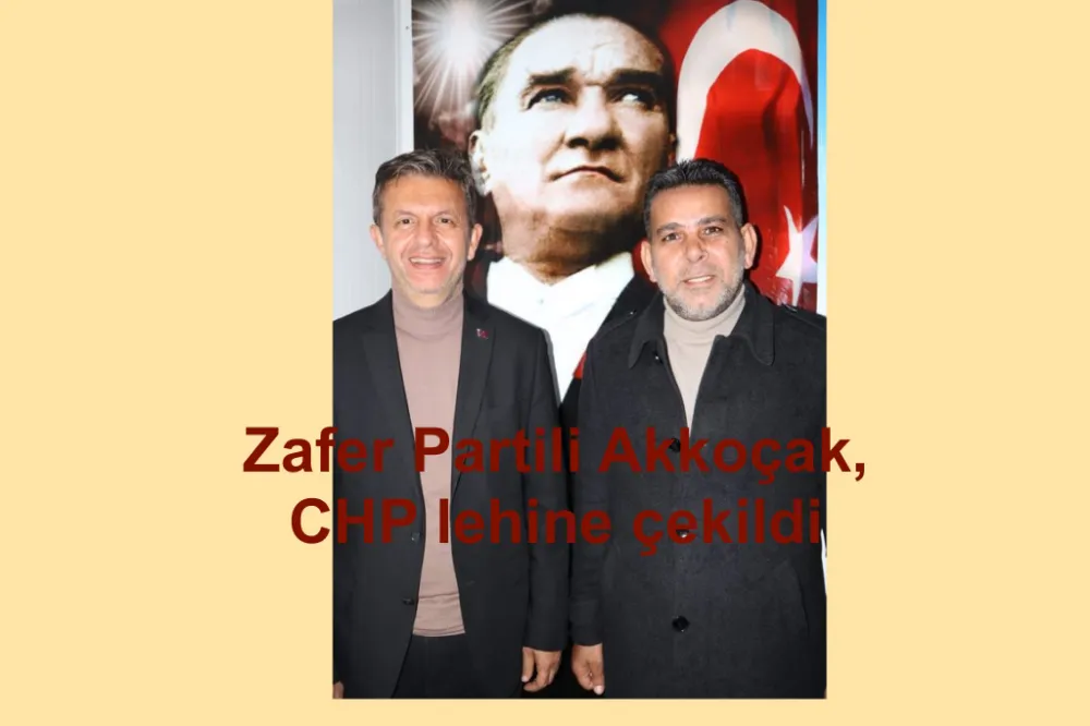 Zafer Partili Akkoçak, CHP lehine çekildi