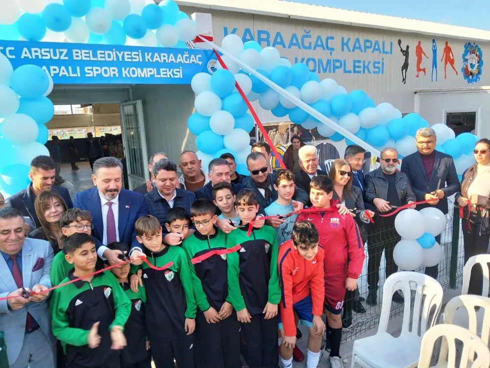 Karaağaç Kapalı Spor Kompleksi açıldı